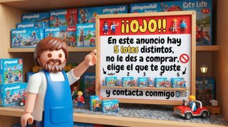 Lote 6585 6586 6587 6588 6589 Playmobil terapia