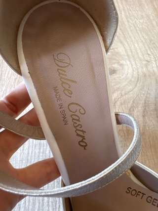 Zapatos de novia Dulce Castro T.40