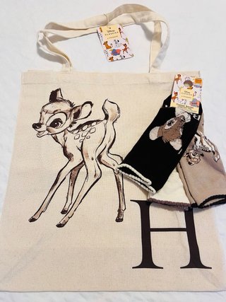 Set Bolsa Tote Bambi + Calcetines