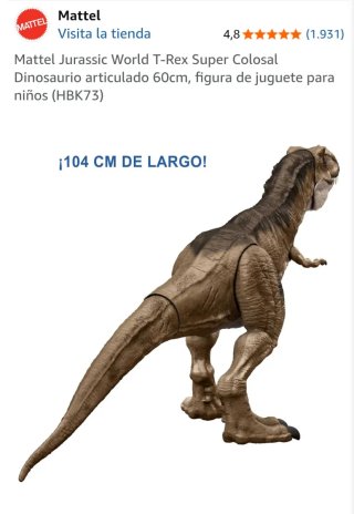 Mattel T-Rex Jurassic World Super Colosal dinosaur