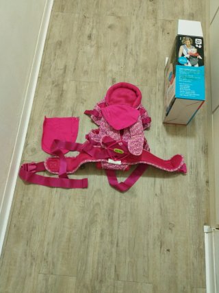 Mochila Porta Bebés Tuc Tuc Rosa