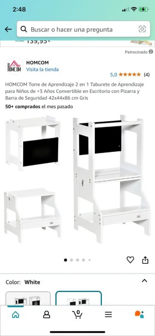 Torre aprendizaje infantil 2 en 1