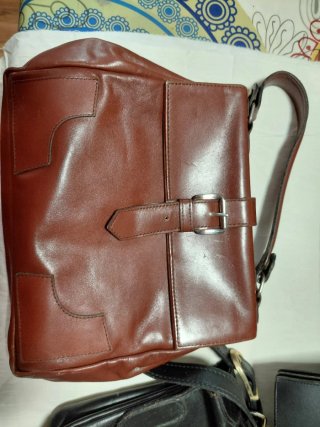Lote Bolsos Piel Vintage
