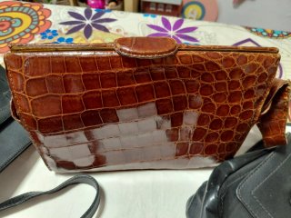Lote Bolsos Piel Vintage