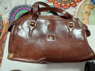 Lote Bolsos Piel Vintage