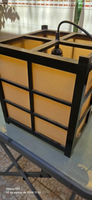 Lámpara de techo estilo japonés