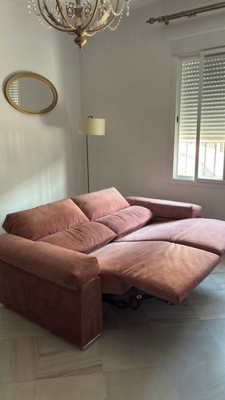 Sofá 3 plazas reclinable con USB