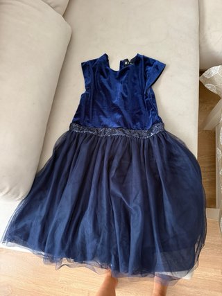 Vestido fiesta niña TEX 13-14 años azul