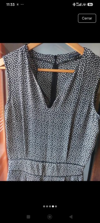 Mono negro con estampado de estrellitas