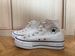 Converse Botas Doble Plataforma Blancas