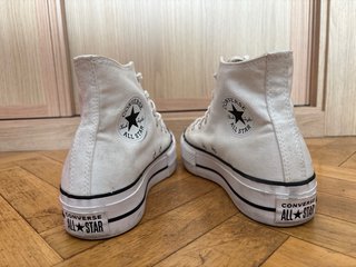Converse Botas Doble Plataforma Blancas
