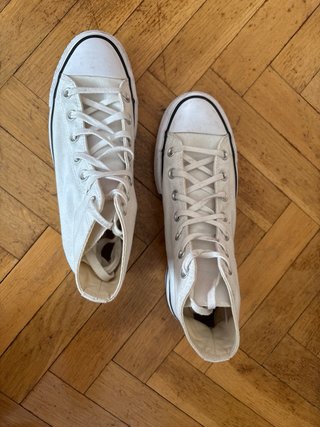 Converse Botas Doble Plataforma Blancas