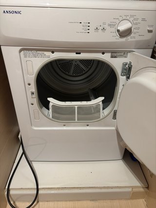 Secadora ANSONIC blanca de exterior