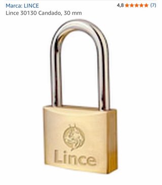 Candados Lince 301-30 Alta Protección