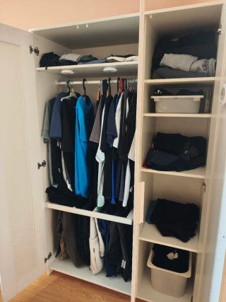 Armario ropero Ikea blanco