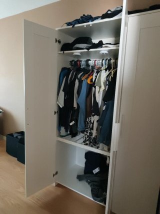 Armario ropero Ikea blanco