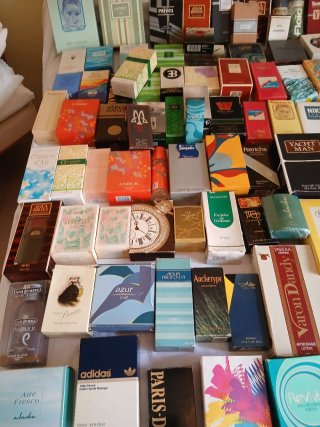 Lote de colonias y perfumes vintage
