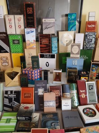 Lote de colonias y perfumes vintage