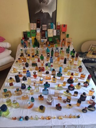 Lote de colonias y perfumes vintage