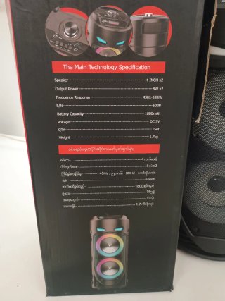 Altavoz Bluetooth con Luces LED