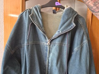 Cazadora vaquera Shein Curve XL