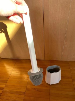 Super Scopino per WC in Silicone e Plastica