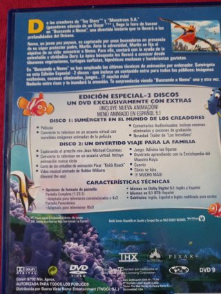 Buscando a Nemo DVD Edición Especial