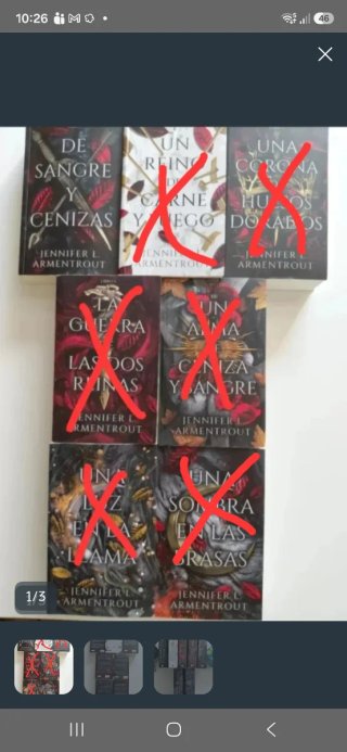 Lote de libros Jennifer L. Armentrout
