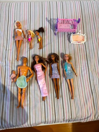Lote Barbie e accessori