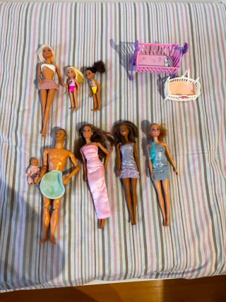 Lote Barbie e accessori
