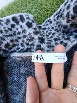 Conjunto Zara Leopardo y Blanco