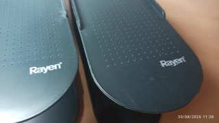 Zapateros apilables de plástico negro