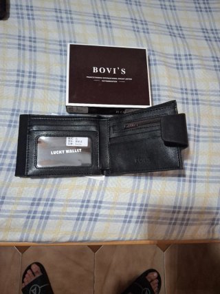 Cartera Bovi's Negra Hombre