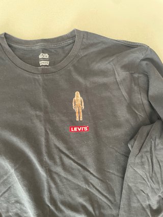 Camiseta Levi's x Star Wars Negra Manga Larga