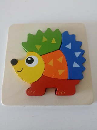 Lote 5 Puzzles Infantiles Madera