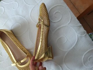 Scarpe ZINDRA dorate