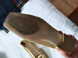 Scarpe ZINDRA dorate