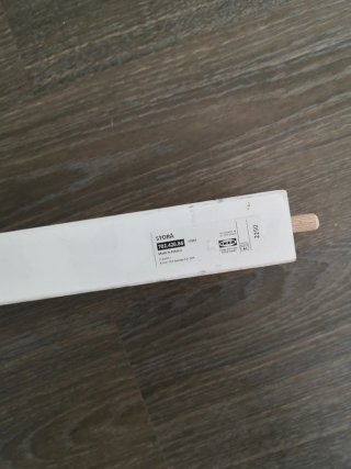 Cama alta Stora Ikea blanca individual