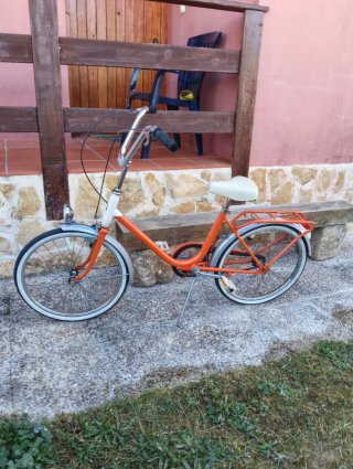 Bicicleta Paseo BH Naranja/Blanca