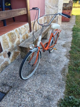 Bicicleta Paseo BH Naranja/Blanca
