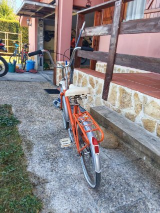 Bicicleta Paseo BH Naranja/Blanca