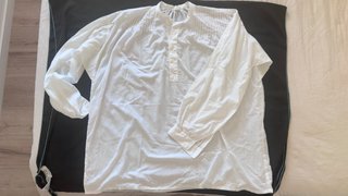 Camisa Valenciana Blanca Talla Única