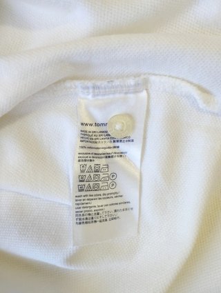 Polo Tommy Hilfiger manga larga blanco