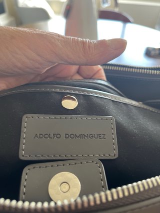 Bolso de mano marrón chocolate