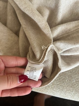 Jersey murciélago  beige/rosa pastel talla m-l