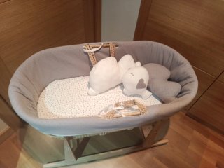 Moisés Cuna Bebe Mimbre marca Cucosbaby