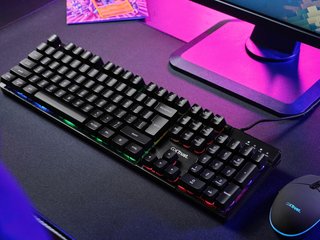 Teclado Gaming Trust GXT Azor LED Español