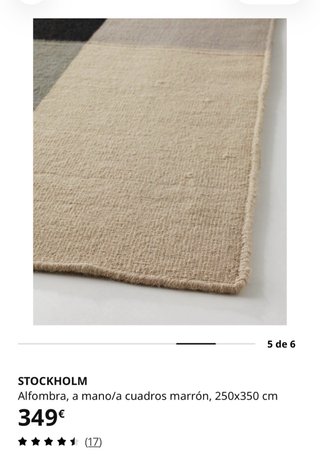 Tappeto di lana grande Ikea