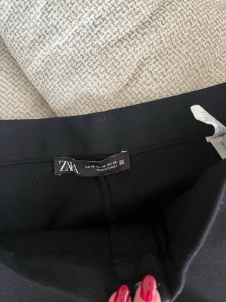 Pantalones Zara Negros Talla xs
