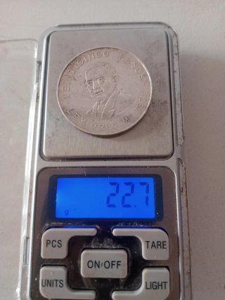 25 Pesos Mexicanos Plata 1972